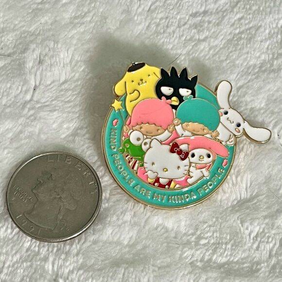 Sanrio Hello Kitty Little Twin Stars Melody Cinnamoroll Enamel Pin - Picture 10 of 10